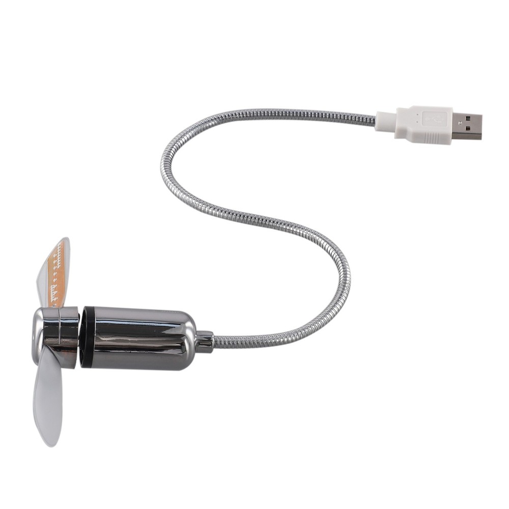 Convenient USB Clock Fan with Integrated Temp Monitoring Functionality