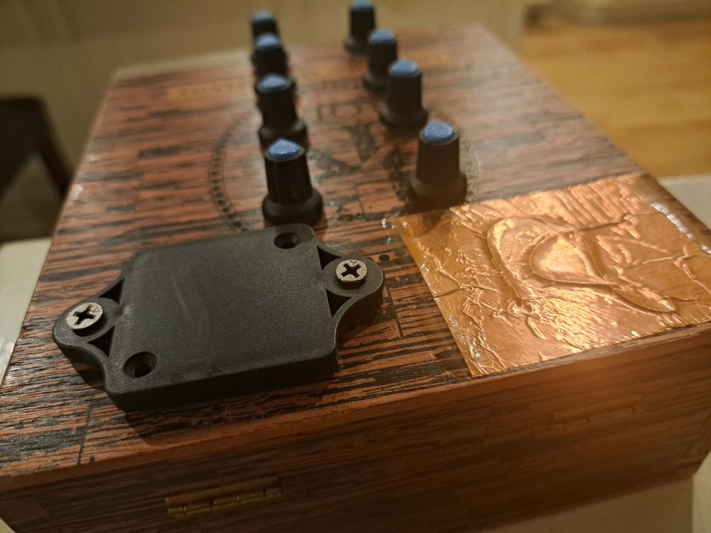 Radionics machine - Manifestation Machine - made from cigar box (Glued Shut)