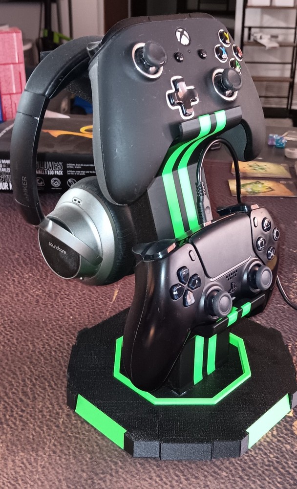 Universal Dual Controller and Headphone Stand XBox Playstation Organizer