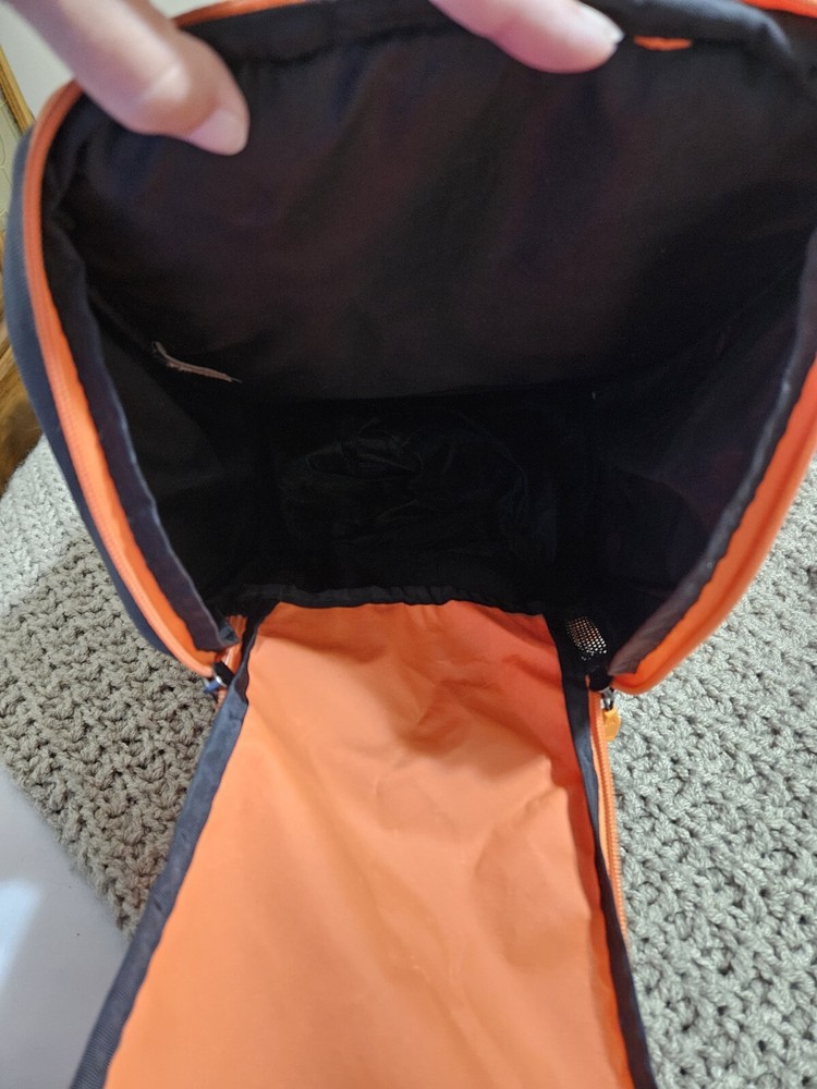 Easton Baseball Bat Bag Backpack Orange Black