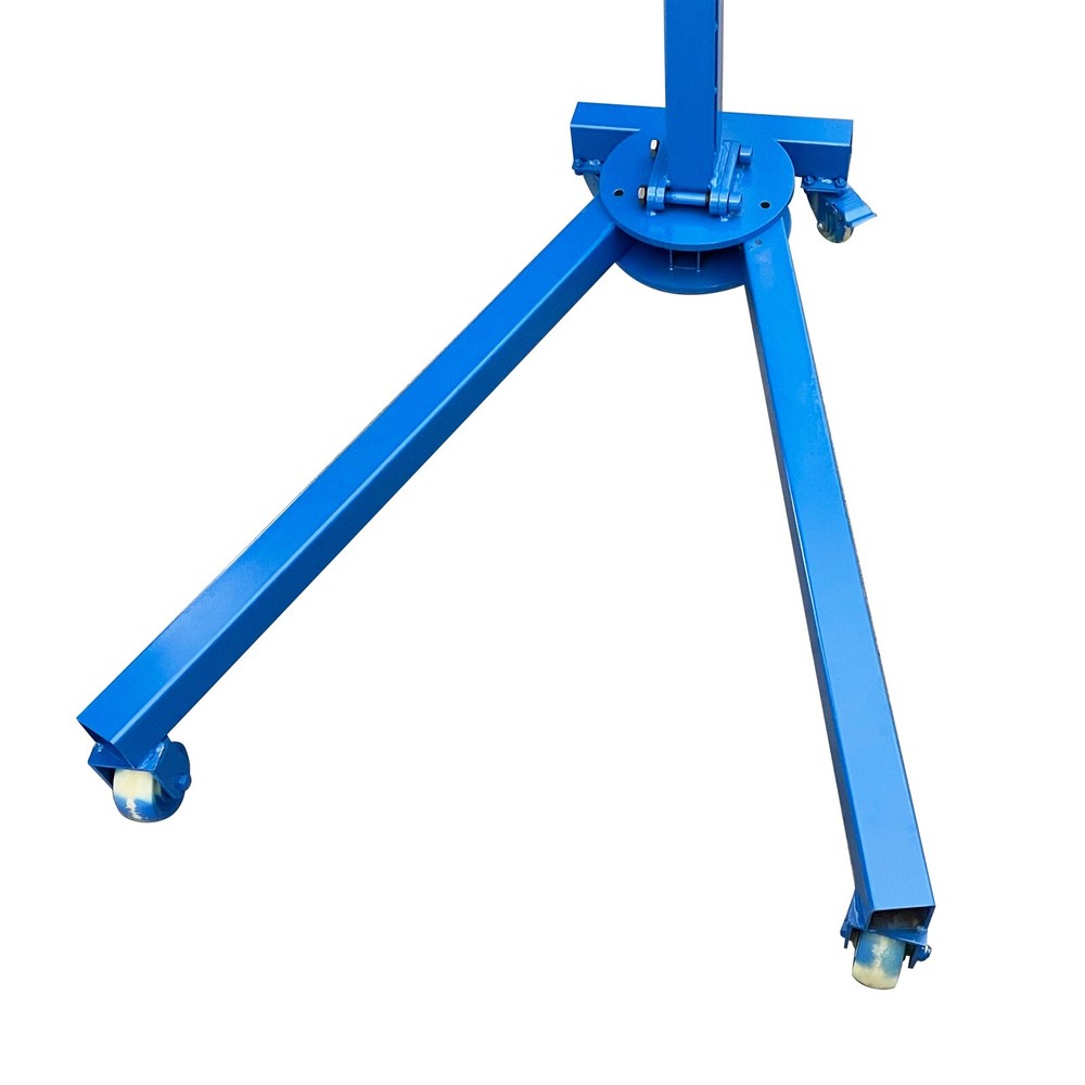 Small Folding Crane Manual Portable Lifting Machine Elevator Max 1100LBS