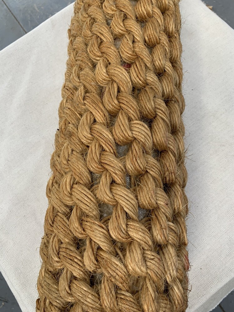 VINTAGE WOVEN ROPE BOAT BUMPER