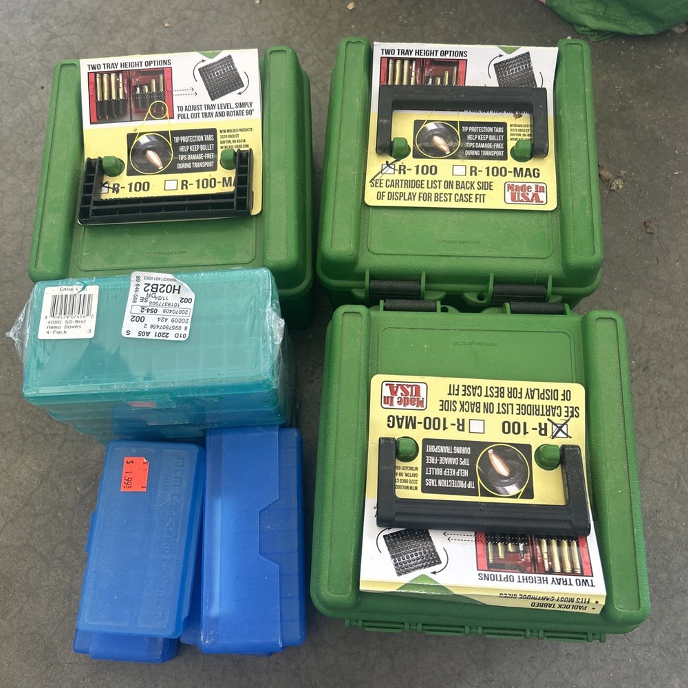 Ammo Boxes Asst 11pc