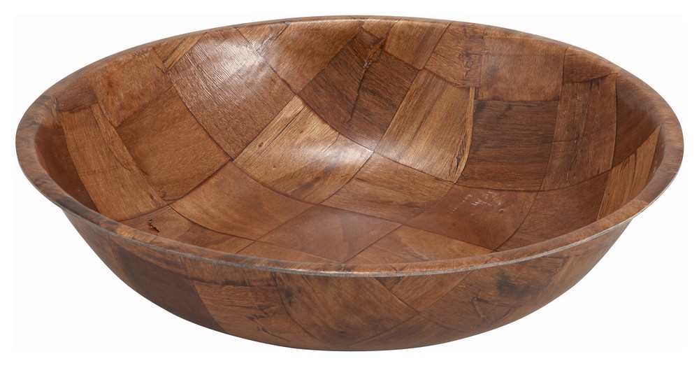 20" Salad Bowl, Wooden (12 Each)