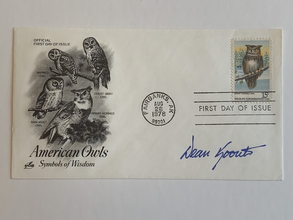 Dean Koontz Author Signed Autograph First Day Cover Issue PSA DNA *17