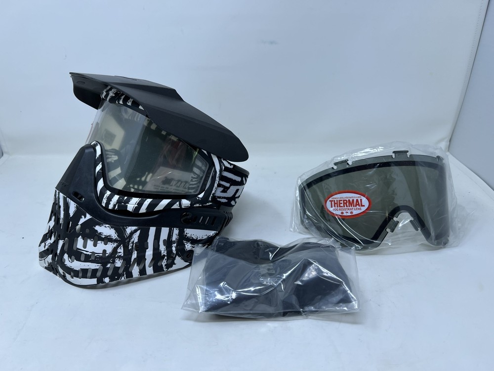 JT Proflex paintball mask- Zebra - Used