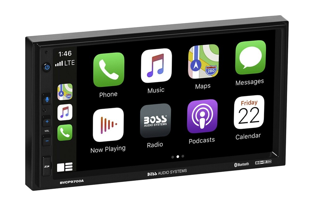BOSS BVCP9700A Double 2 DIN 7" Car Stereo Apple Carplay Android Auto Bluetooth