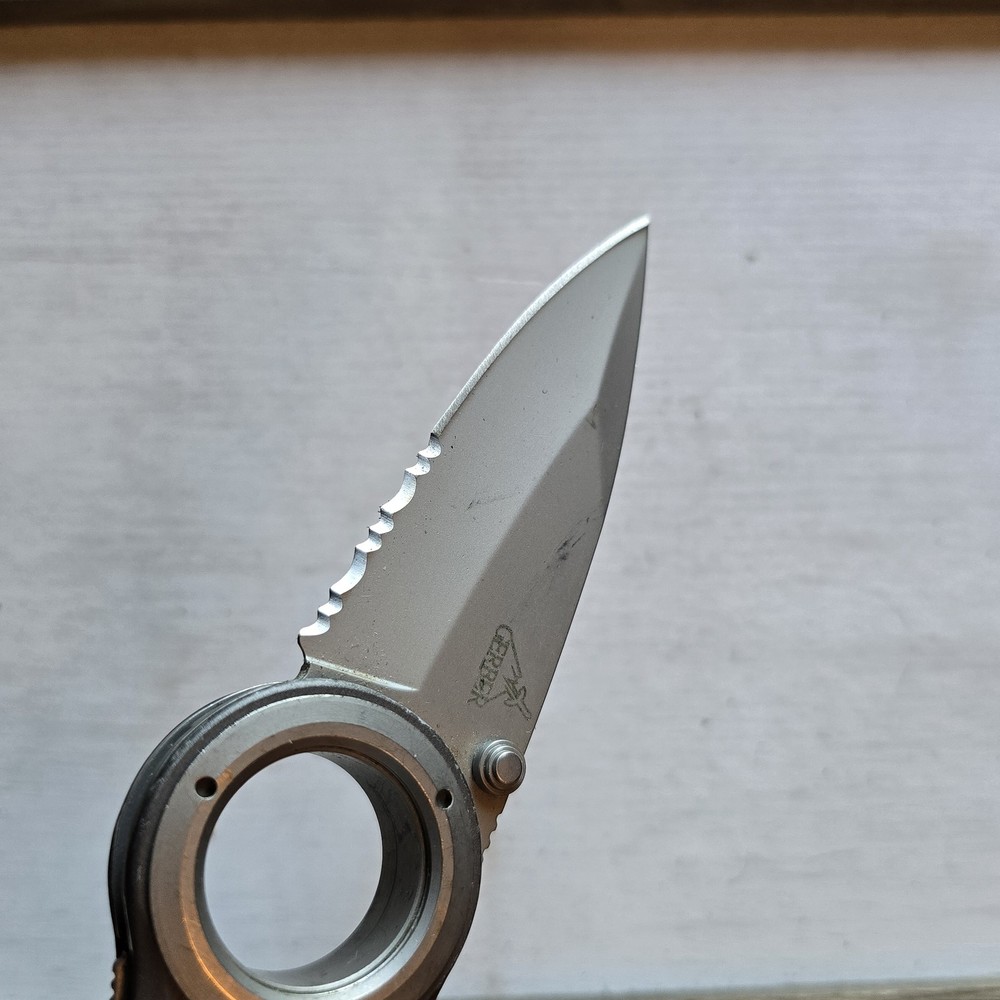 GERBER REMIX FOLDING KNIFE LINER LOCK PART SERRATED BLADE