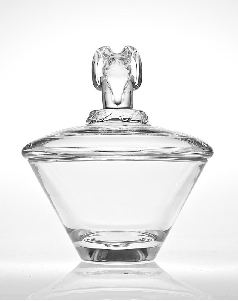 Godinger Silver Art Rams Head Covered Box