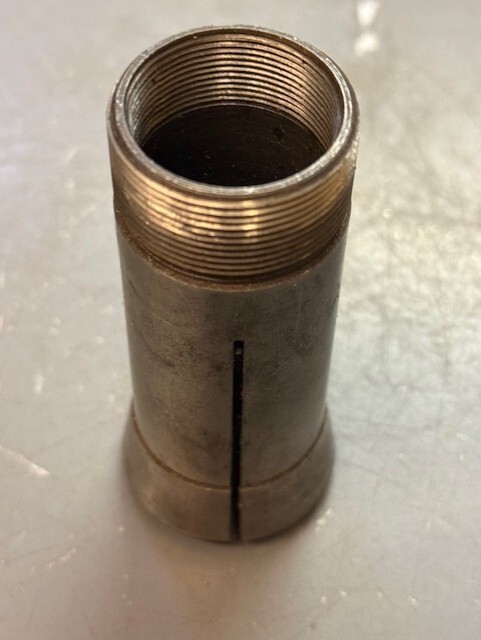 7/16" Round 5C Collet w/Internal Threads
