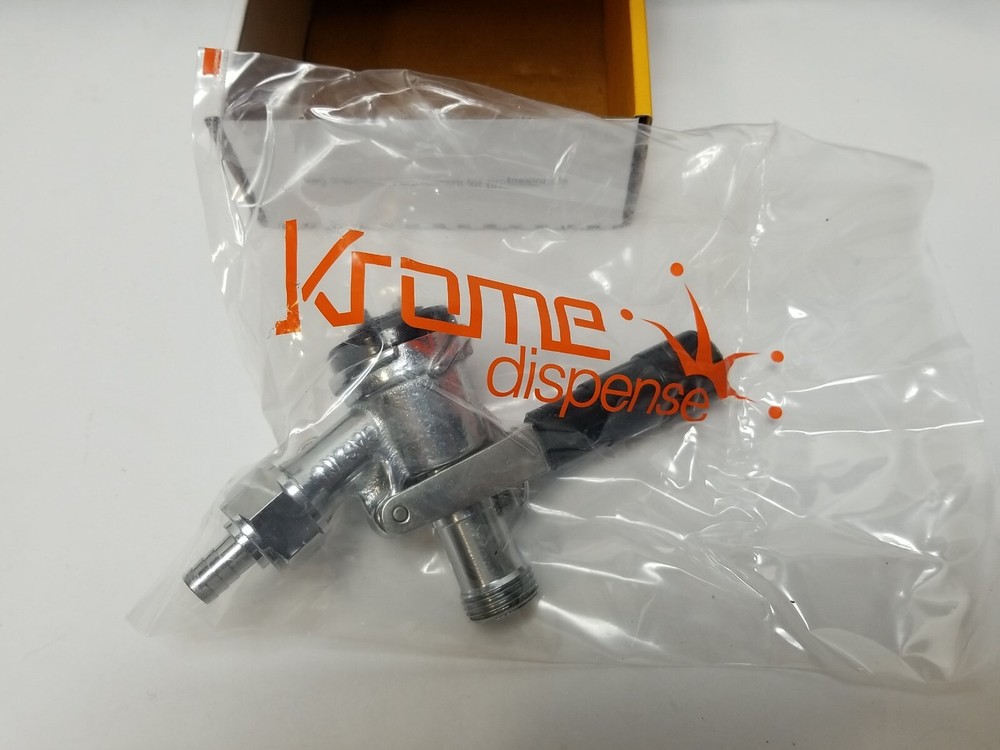 New Krome Dispense C737 Keg Coupler D System Brass Body & Probe Pull Handle