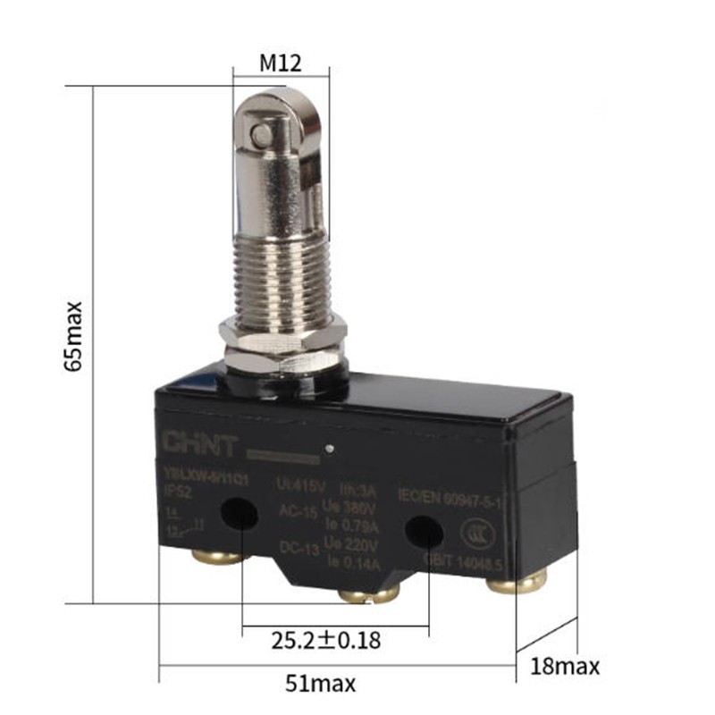 10pcs For CHNT YBLXW-5/11Q1 Micro Switch High Quality