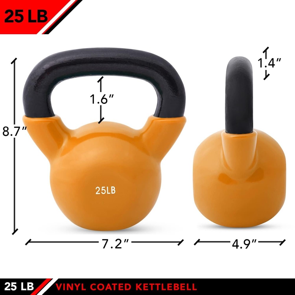 Kettlebell Weights Vinyl Coated Iron