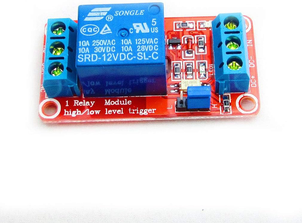 12V 1 Channel Module with Optocoupler Isolation High & Low Level Trigger Relay