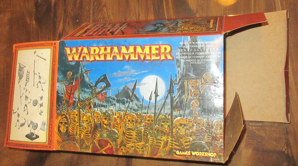 Warhammer EMPTY Collector's Box : Undead Skeleton regiment