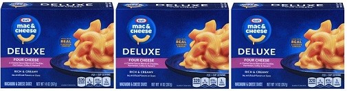 Kraft Mac & Cheese Deluxe Four Cheese 3 Pack