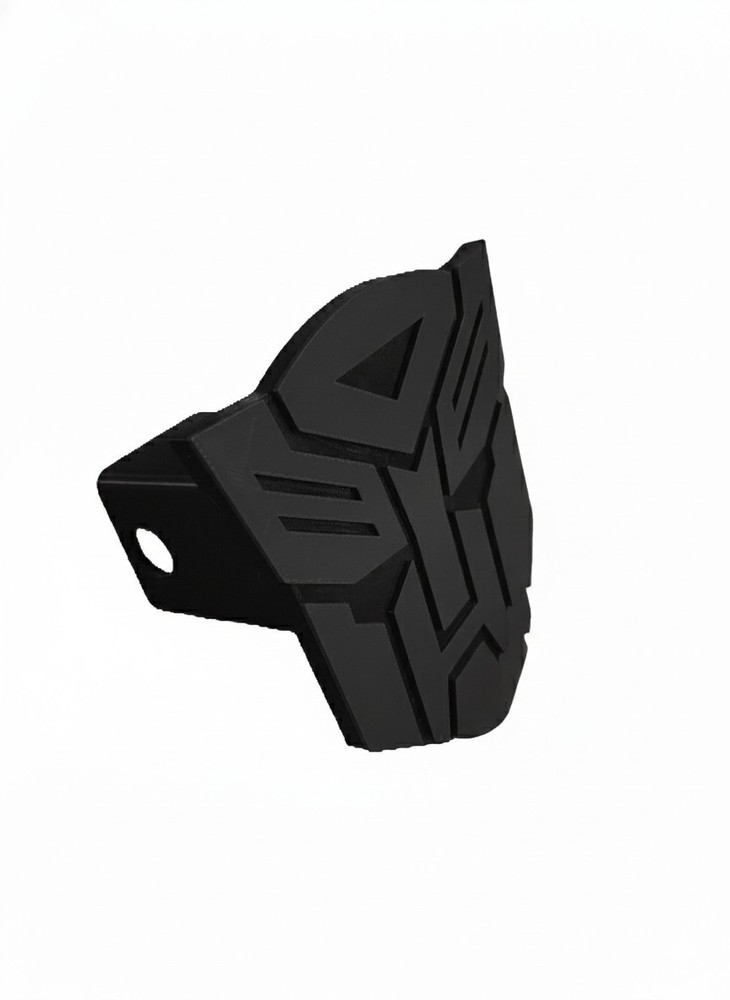 Transformers Dark Autobot Trailer Hitch Receiver Cover Tow Towing Plug Cap 2x2"