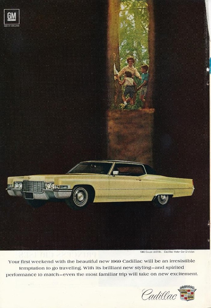 Magazine Ad - 1969 - Cadillac Coupe deVille - (#3)