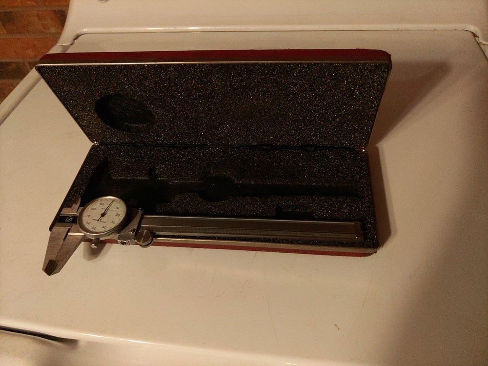 6" Dial Caliper china w/  starett Case