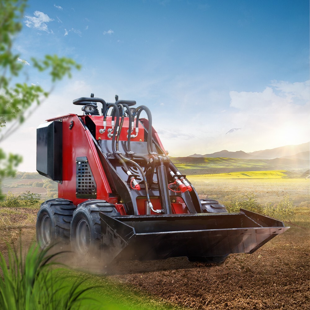 B&S engine Compact Mini Wheel Skid Steer Loader with 13.5HP Power