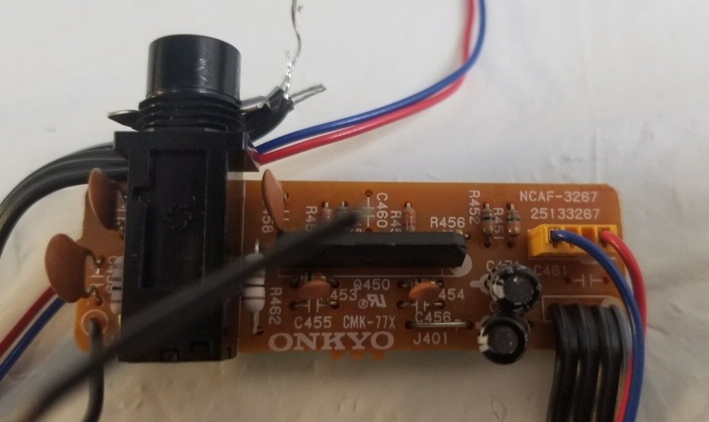 ONKYO DX-1500 Compact Disc Player 1/4" HEADPHONE INPUT BOARD