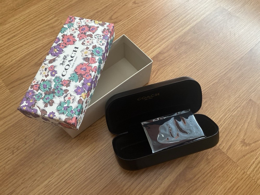COACH eyewear case and box