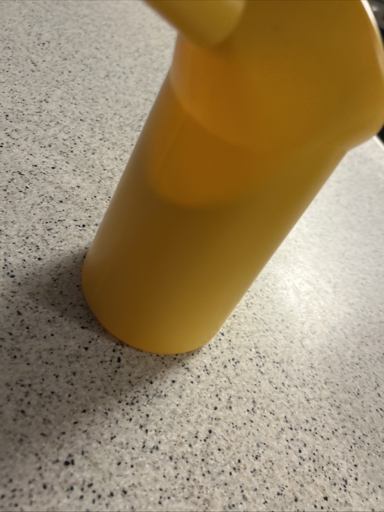 Yellow Plastic Funnel Cake Pancake Batter Pitcher BB2