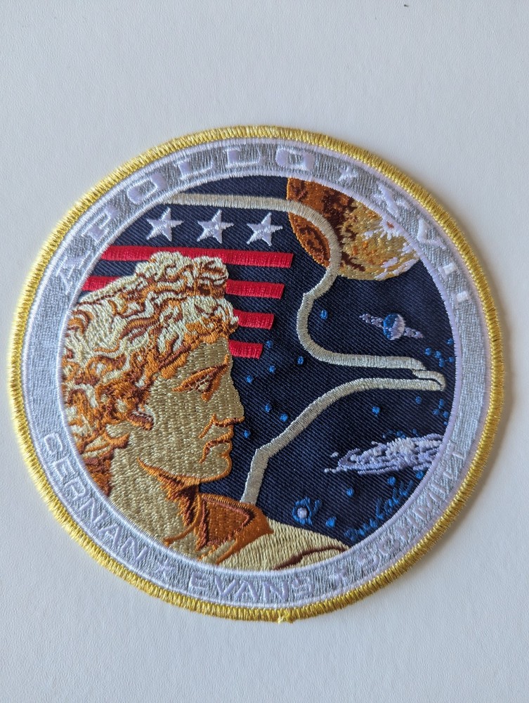 NASA Apollo 17 Commemorative 5" Patch AB Emblems