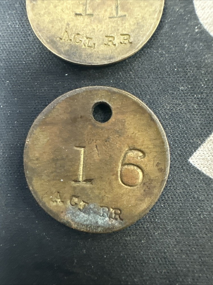 WWII Brass ID Tag
