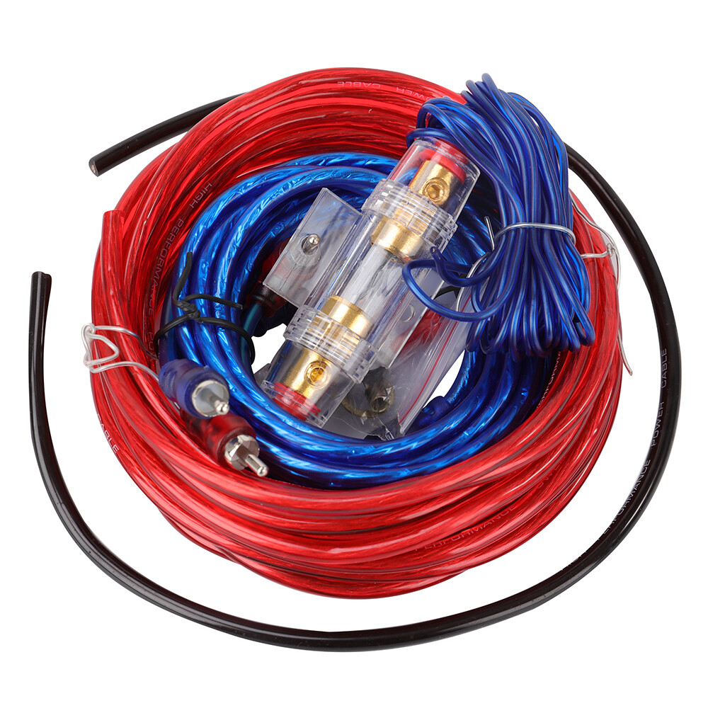 Car Audio 12 Gauge Amplifier Cable Kit 1500W