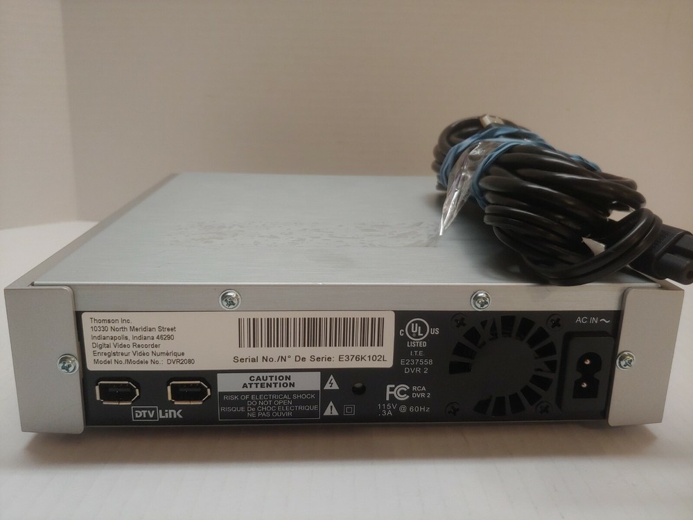 RCA DVR 2080 80GB Digital Video Recorder Scenium