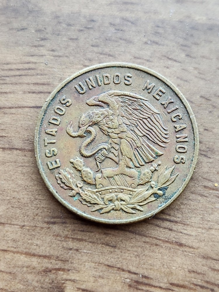 MEXICO 🇲🇽 FIVE (5) CENTAVOS COIN 1969