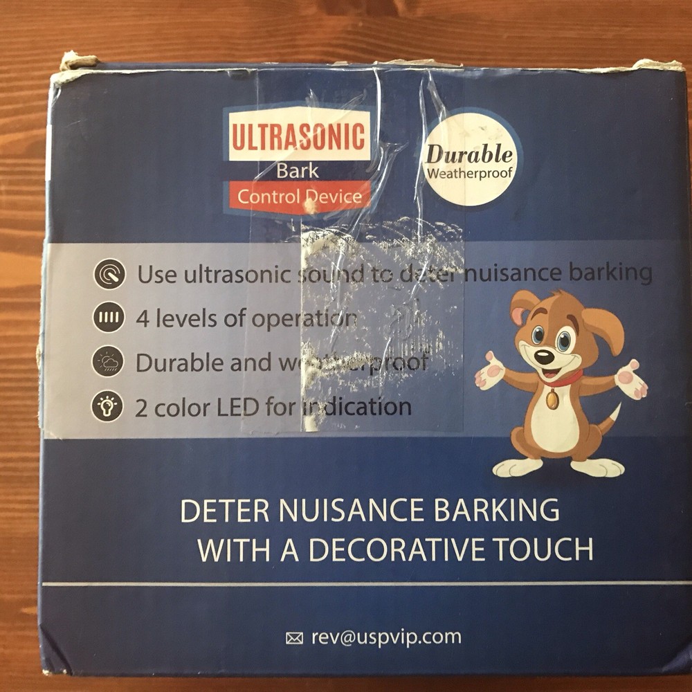 ULTRASONIC Bark Control Device W/hanging Strap