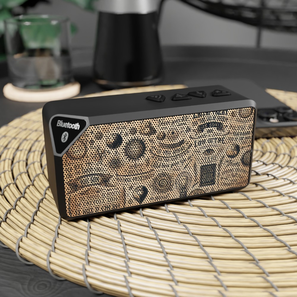 Bluetooth Speaker - Unique, Music Lover Gift, Portable Sound System, Tech