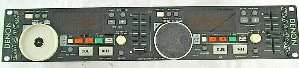 Denon DN-2100F Remote Control DJ Controller, For PARTS/ REPAIR