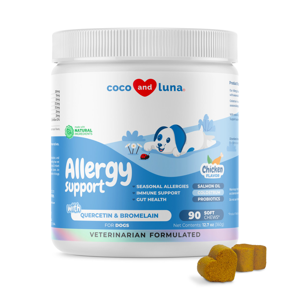 Allergy Support for Dogs - Immune Support, Skin Soother