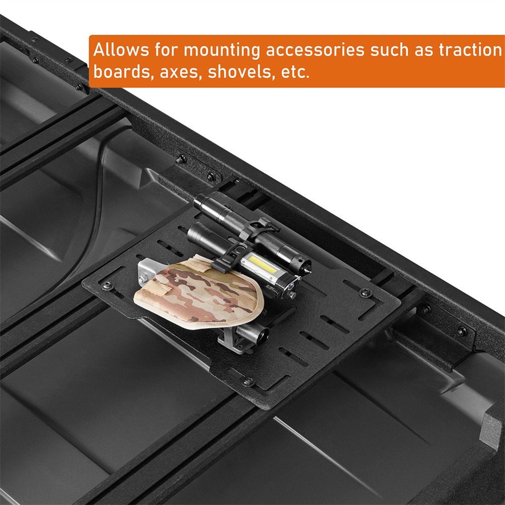Steel Roof Rack Fuel Container Mount Panel Accessory Storage Bracket
