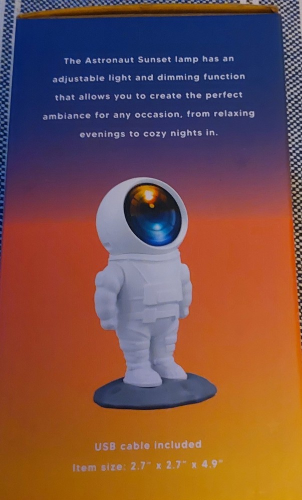 Astronaut Sunset Lamp USB Night Light
