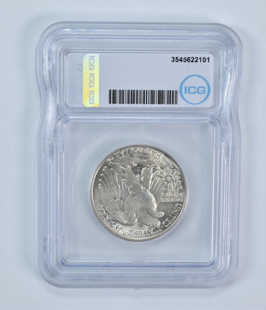 1947 Walking Liberty Half Dollar MS64 ICG