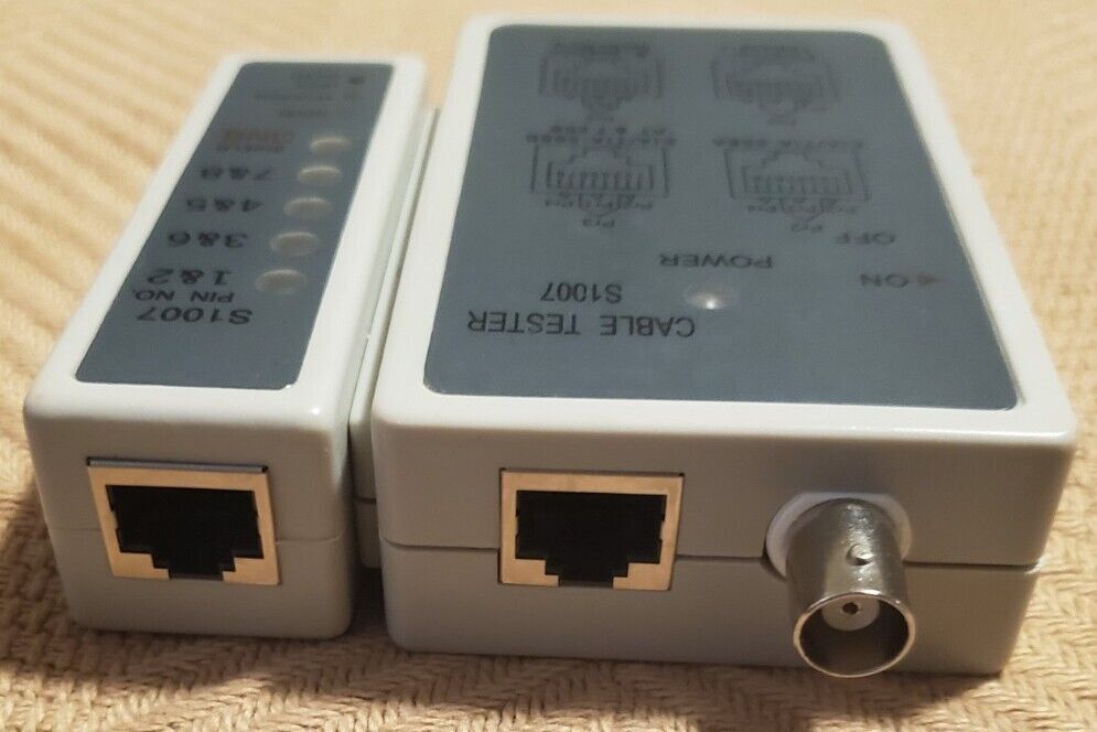 Network Cable Tester S1007 TESTED Working