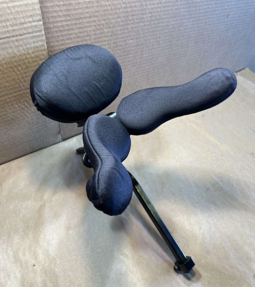 Quickie Iris Wheelchair Parts: Three-Pad Headrest w/ Adjustable Mount