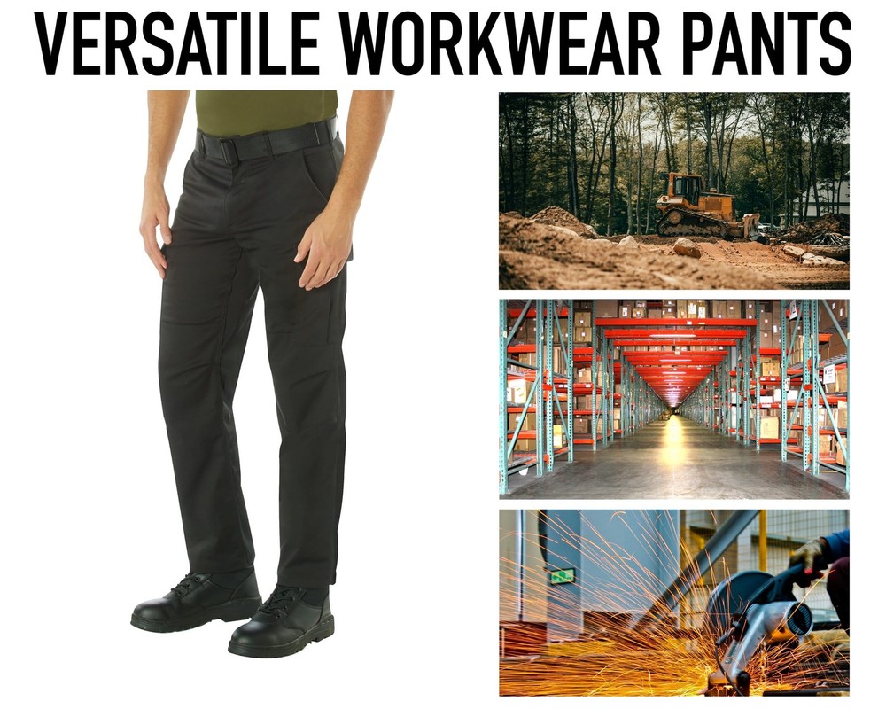 Rothco Active Flex Black Cargo Pants 62072 - 38x30