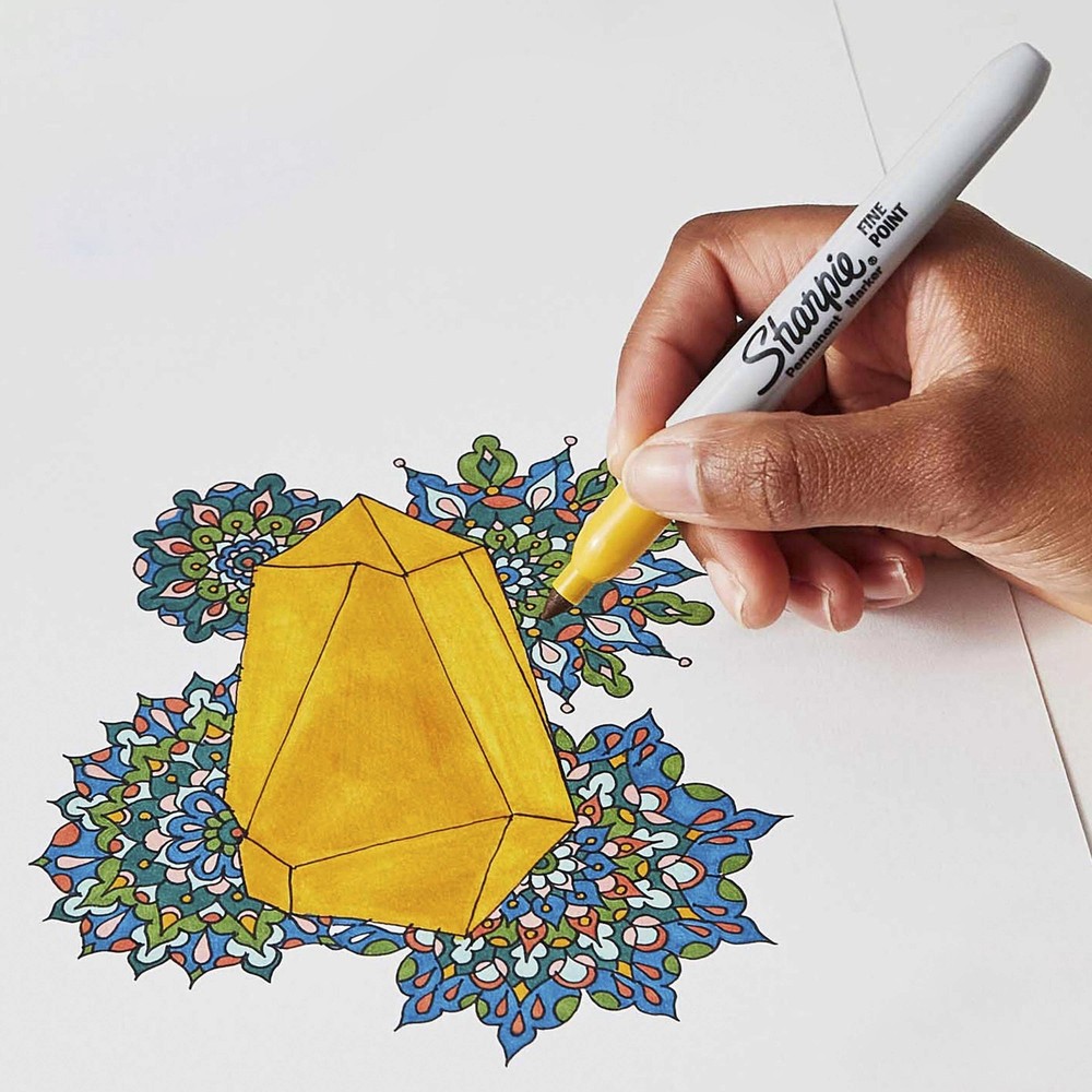 Sharpie Permanent Markers, Fine Point, Assorted, 21 Count