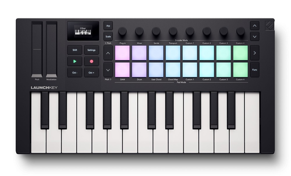 Novation LAUNCHKEY MINI 25 MK4 25-key MIDI Ableton Keyboard Controller+Bench