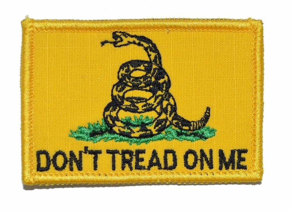 Don't Tread on Me Gadsden Snake - 2x3 Patch
