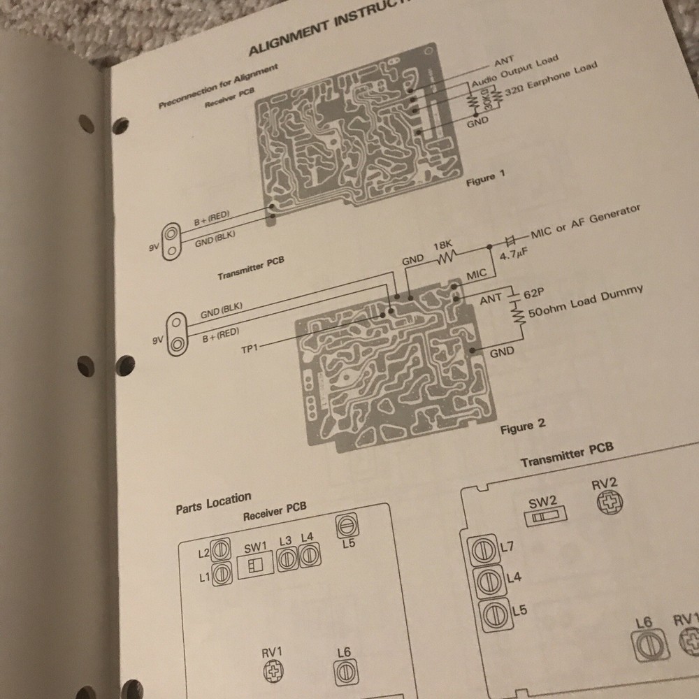 Realistic wireless video microphone service manual 32-1226