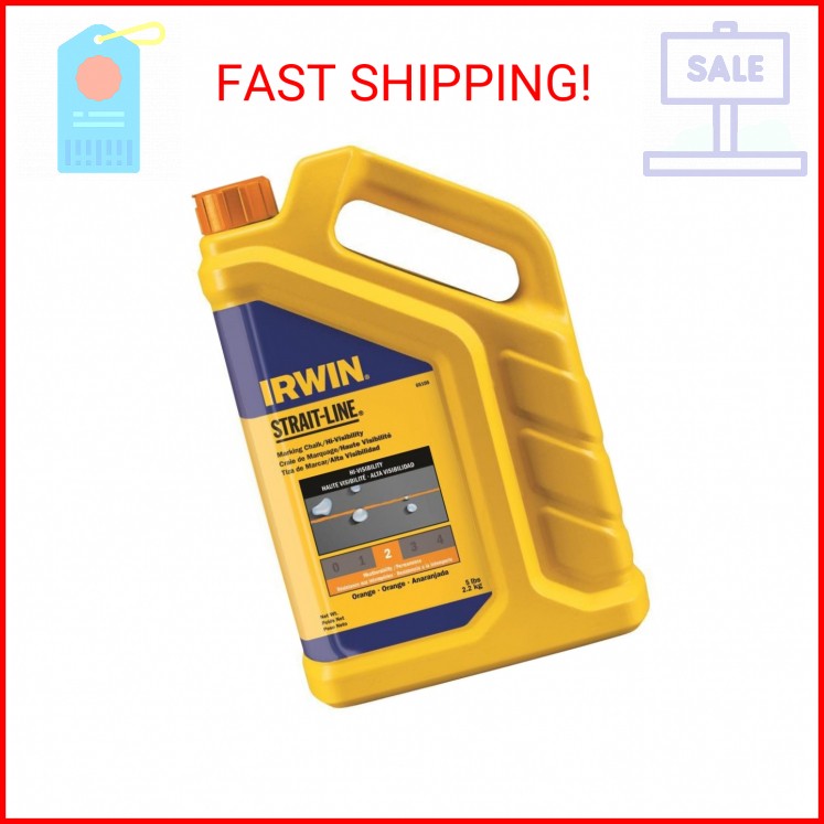 Irwin 5 Lb Orange Chalk Hi-Vis