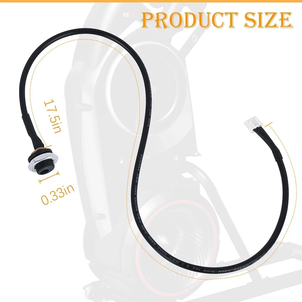 Connector Input Cable for Bowflex Max Trainer Models: M3, M5, M6, M7, M8 Conn...