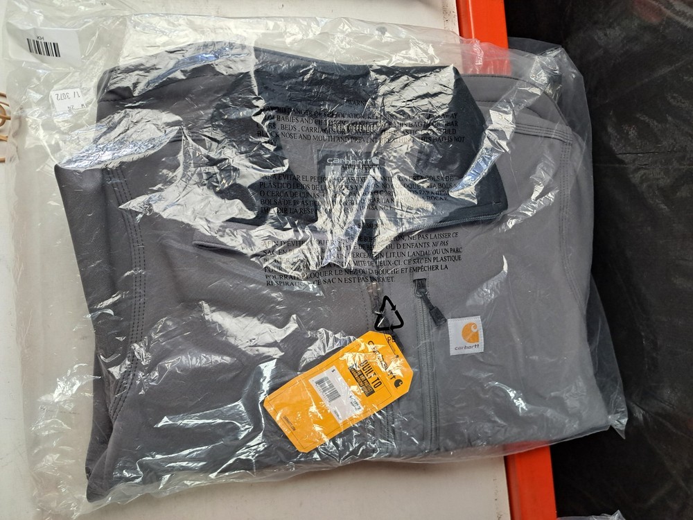 Carhartt Men’s Crowley Soft Shell Jacket – Charcoal, Size Small