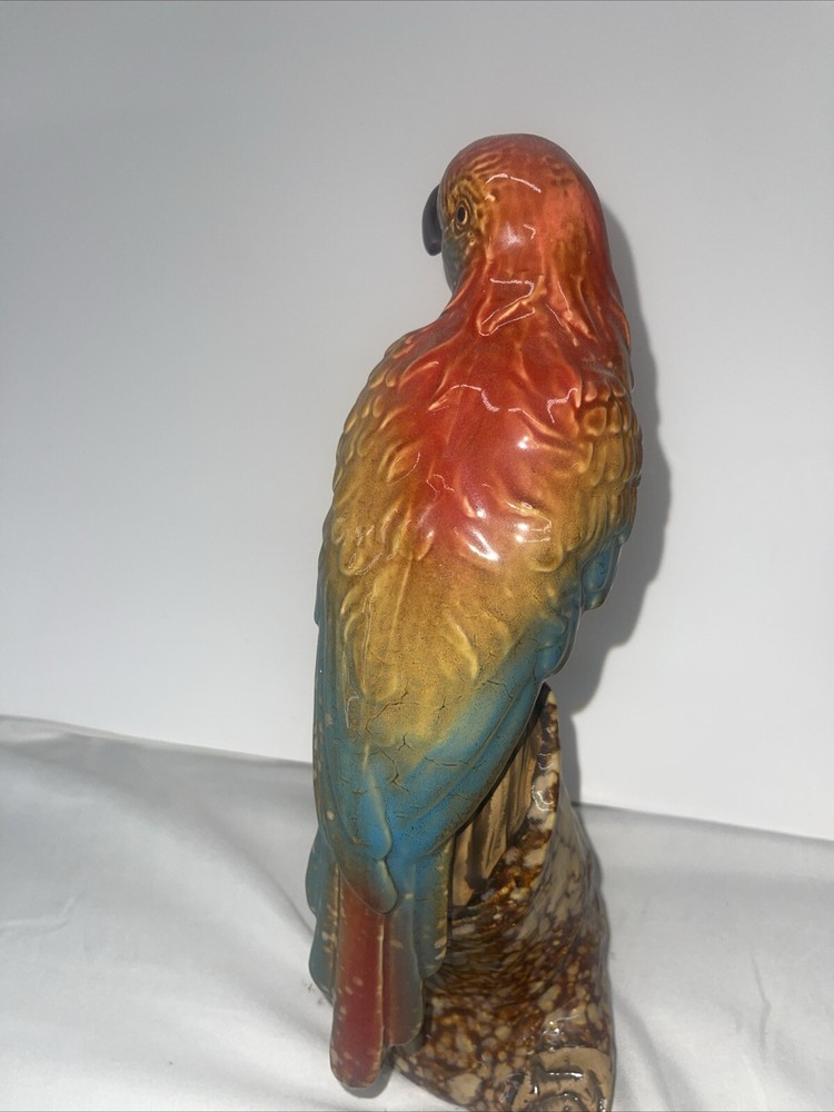 Vintage Ceramic Exotic Parrot